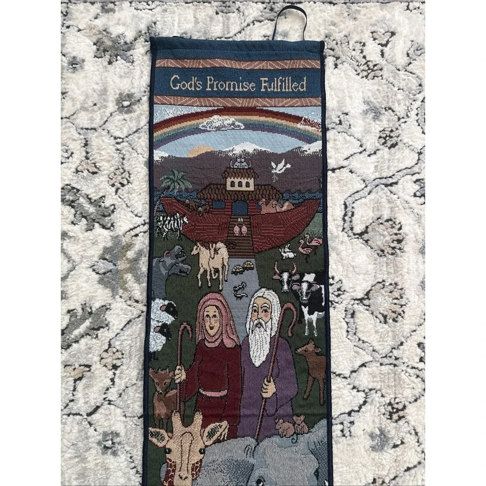 Wall tapestry God's Promise Fulfilled/ Noah's Ark - 7.5